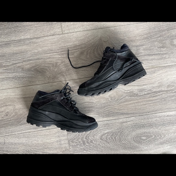 NWT Zara Black Sneakers/boots - Picture 1 of 2